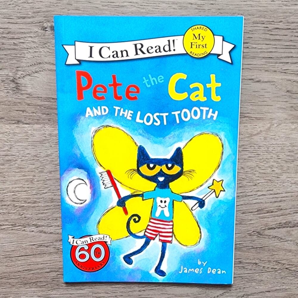 Pete the Cat and the Lost Tooth Children's Illustrated Fiction Paperback Book